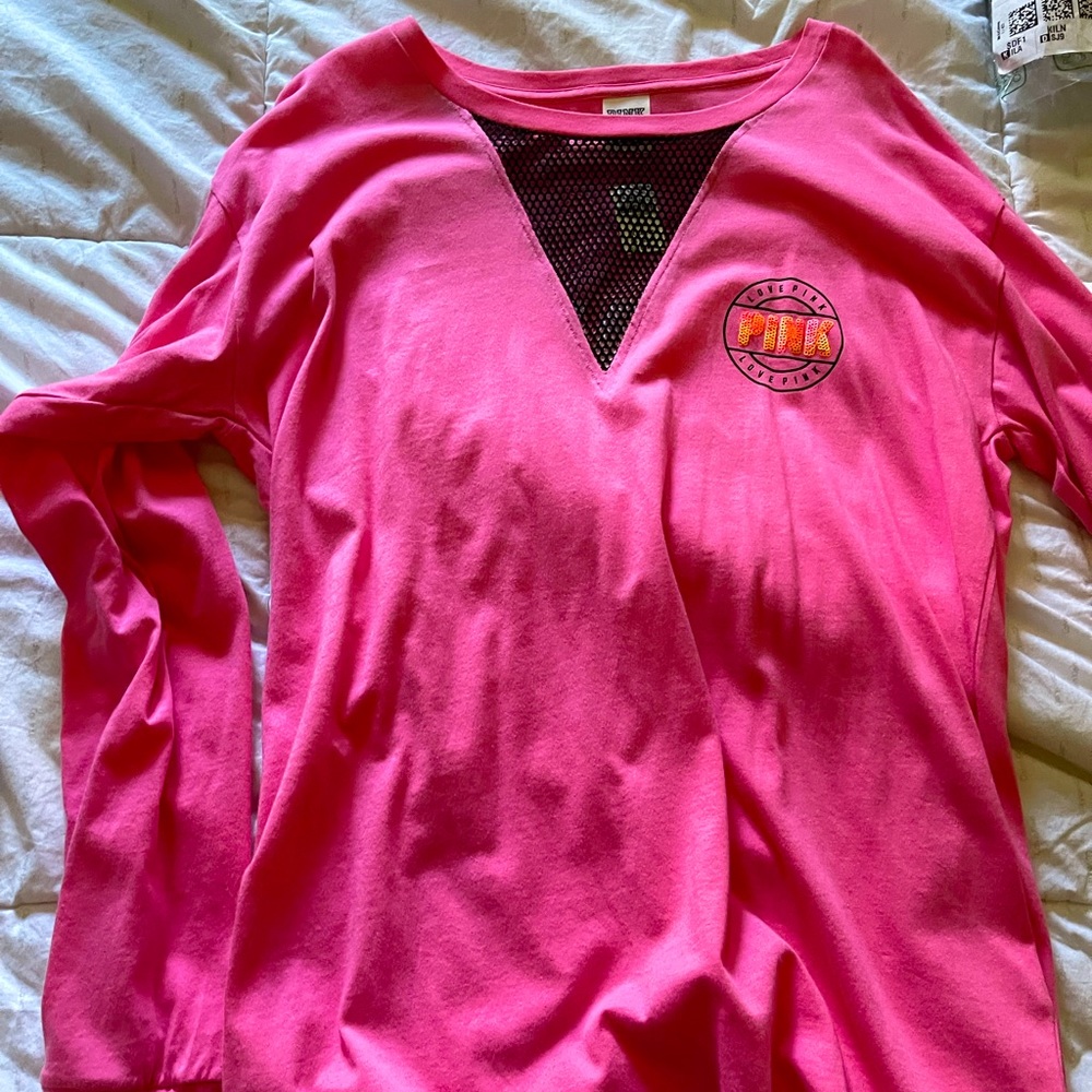 Victoria Secret PINK lightweight long sleeve t shirt